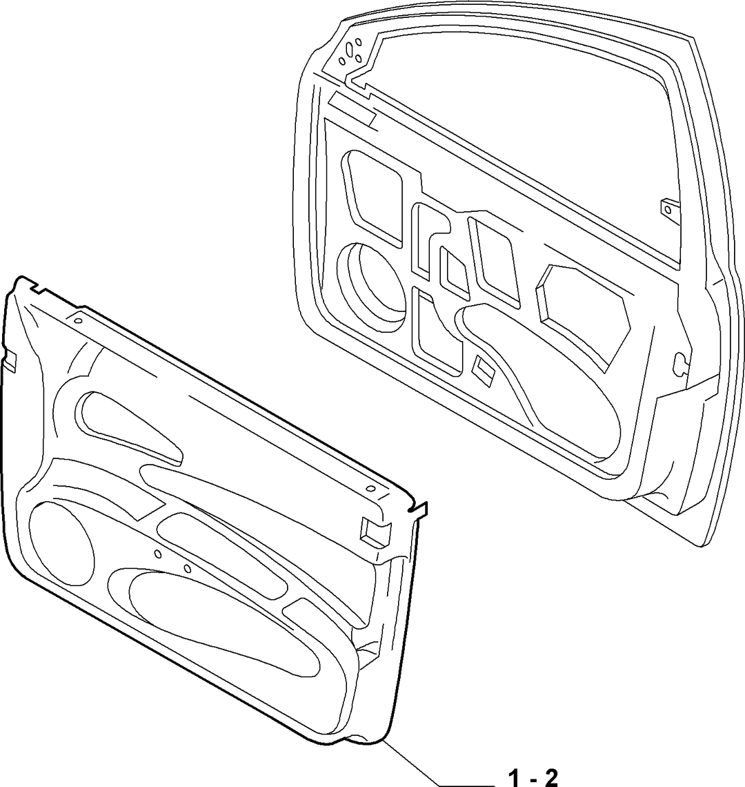 INTERIOR PANELS FOR FRONT SIDE DOORS 1
