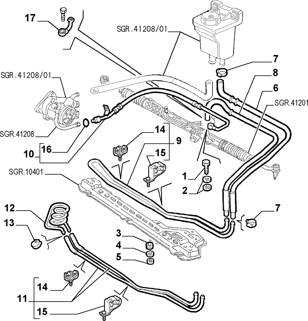 POWER STEERING HYDRAULIC SYSTEM 5
