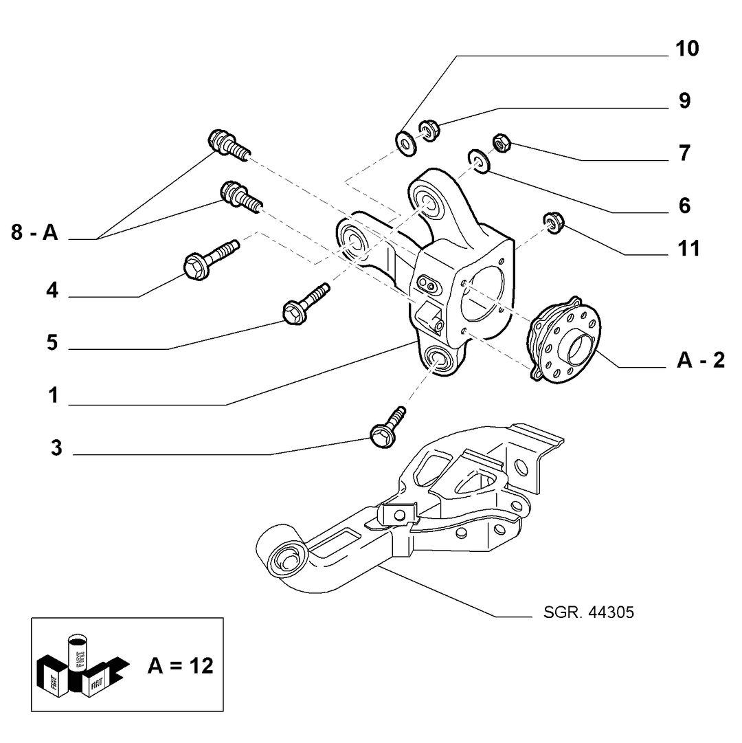 REAR STUB SHAFT 