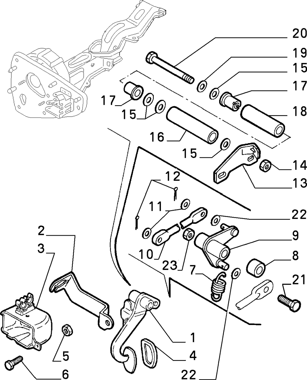 BRAKE PEDAL CONTROL 3