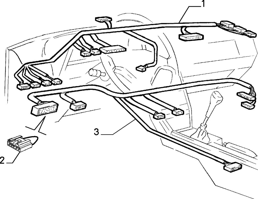 CABLE SET (CENTRAL PART) 10