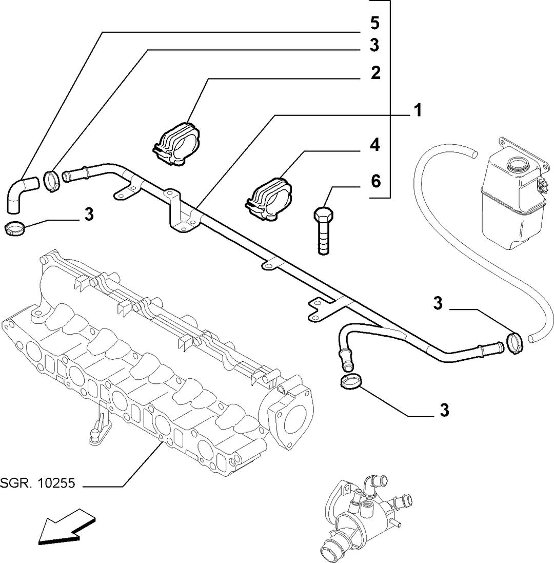 WATER PUMP AND LINES 12