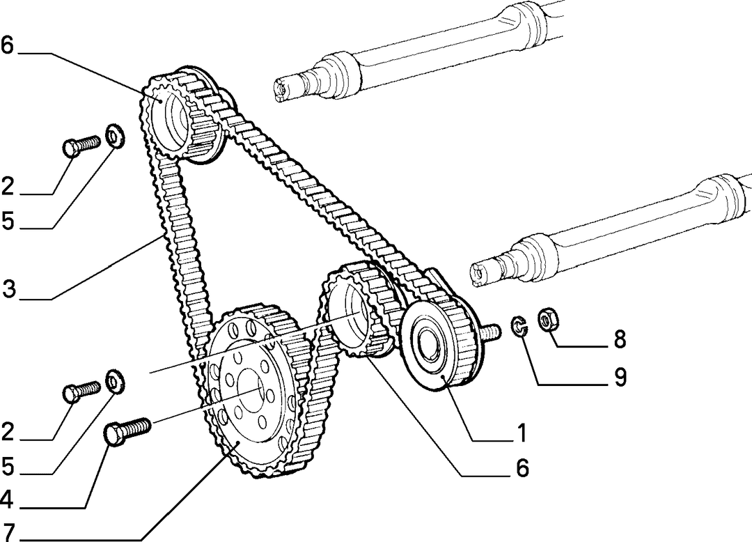 VARIOUS CONTROLS (BELTS AND PULLEYS) 6