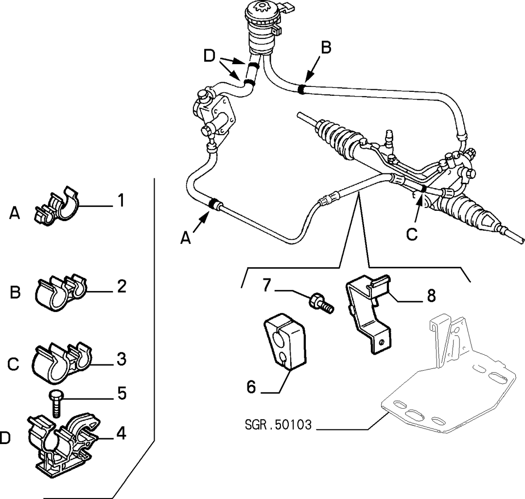 POWER STEERING HYDRAULIC SYSTEM 2