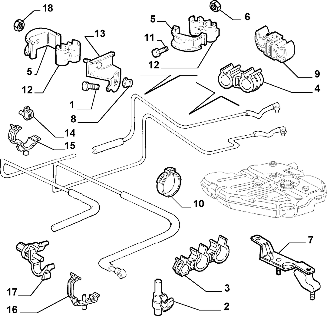 FUEL TANK PIPING 40