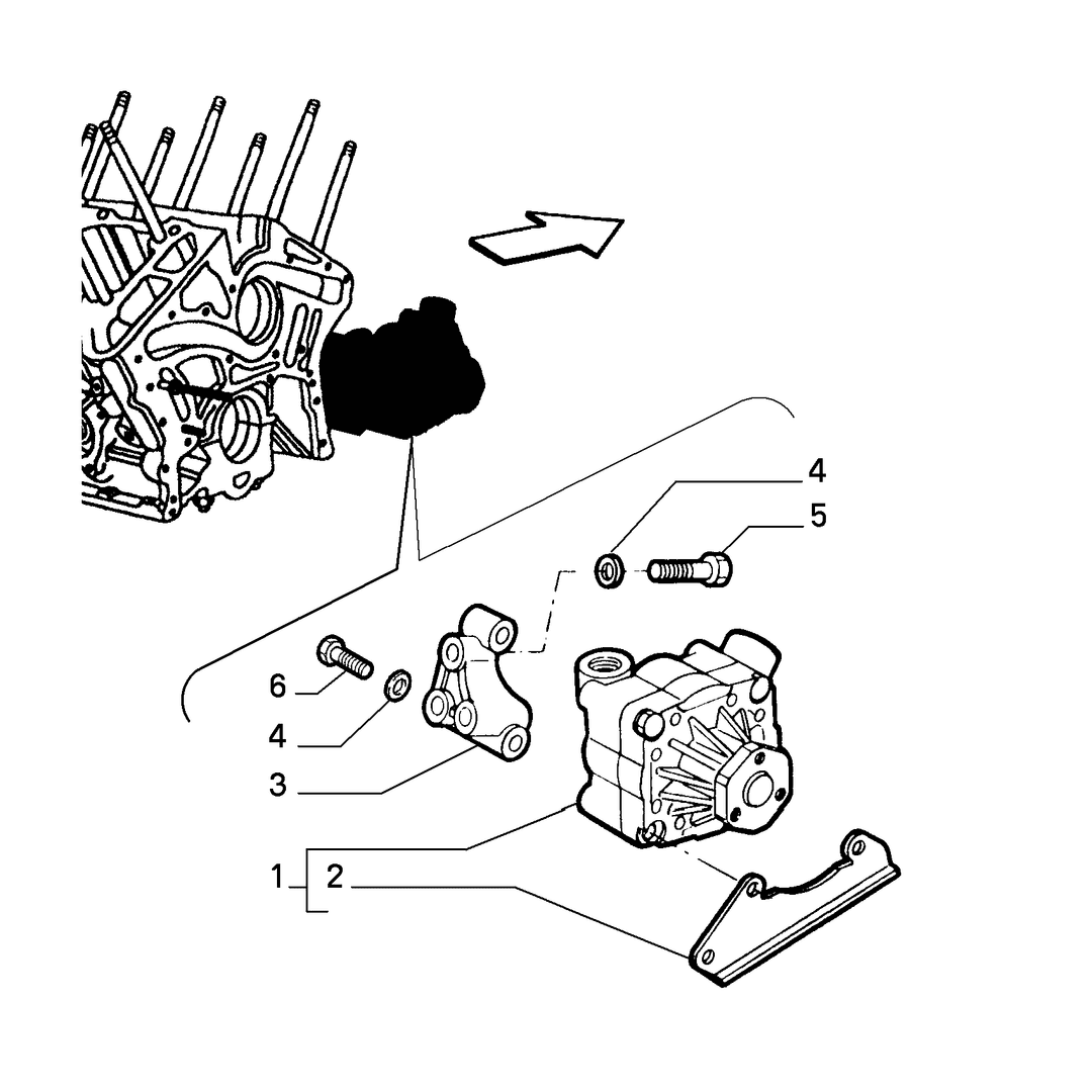 POWER STEERING PUMP 8