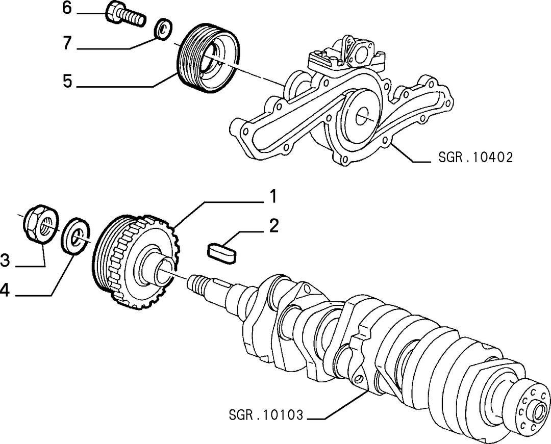 VARIOUS CONTROLS (BELTS AND PULLEYS) 7