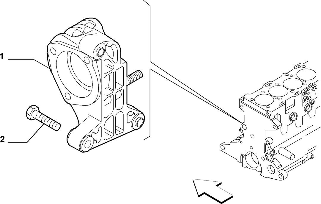 DRIVESHAFT MOUNTING 1
