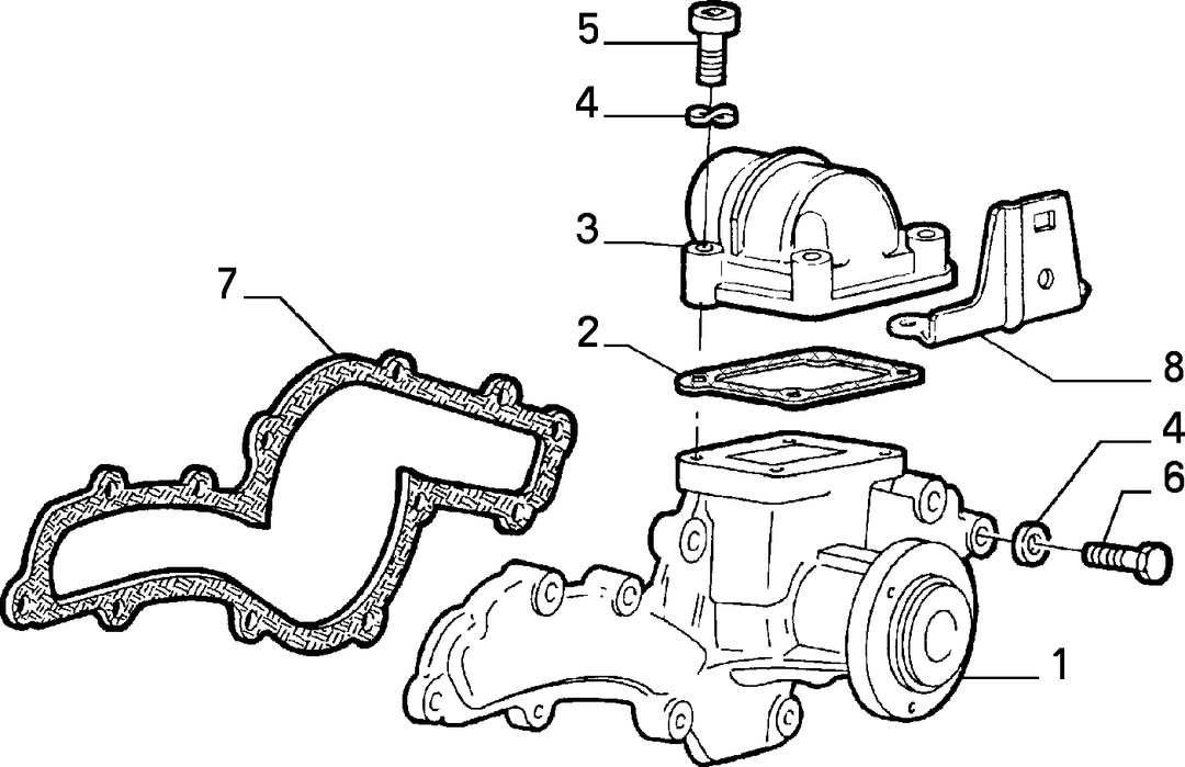 WATER PUMP AND LINES 5