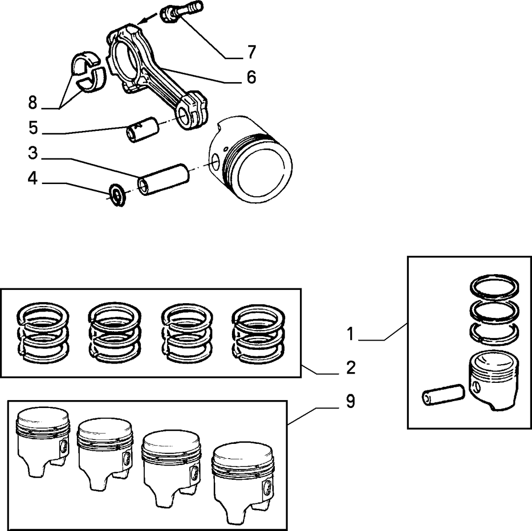 CONNECTING RODS AND PISTONS 2