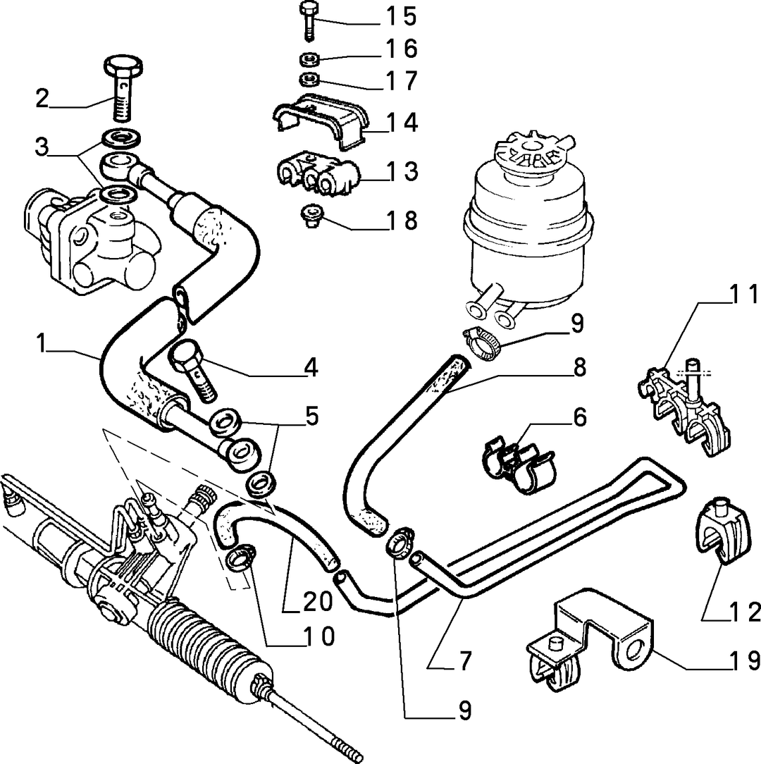 POWER STEERING HYDRAULIC SYSTEM 9