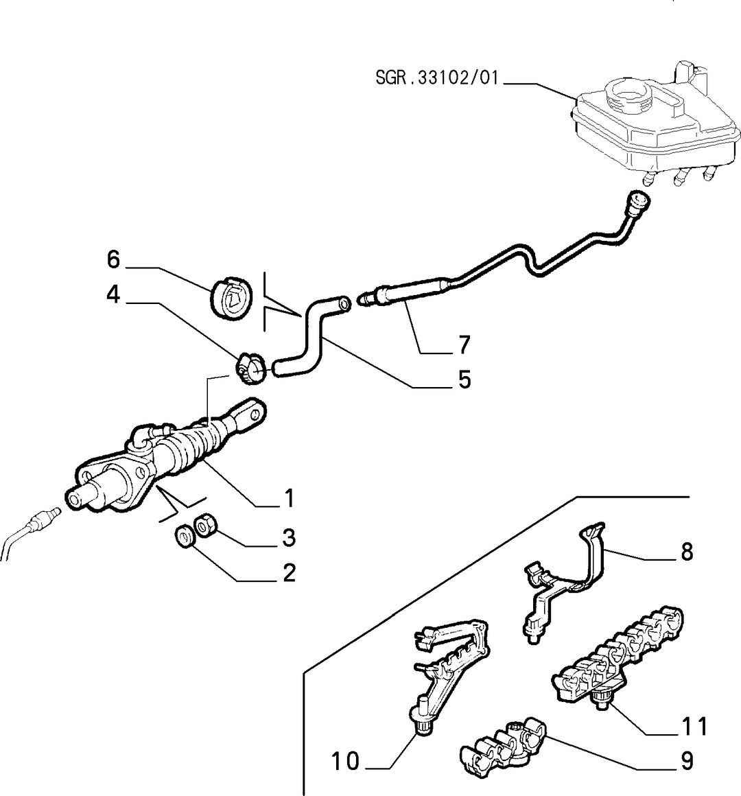 CLUTCH RELEASE HYDRAULIC CONTROL 9