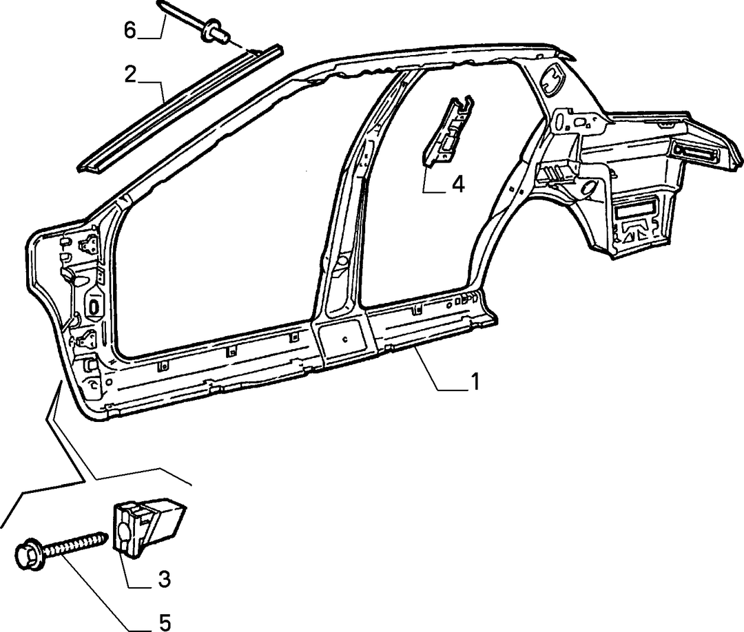 BODYSHELL, PANELS (CENTRAL PART)  1