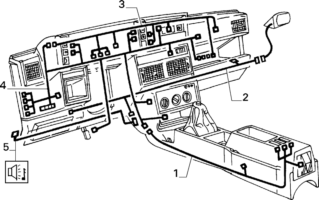 CABLE SET (CENTRAL PART) 1