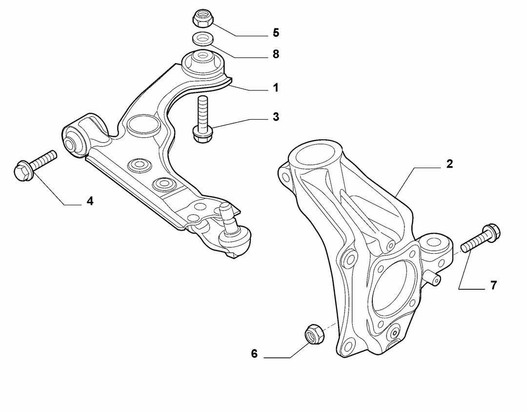 SWING ARMS AND MOUNTINGS