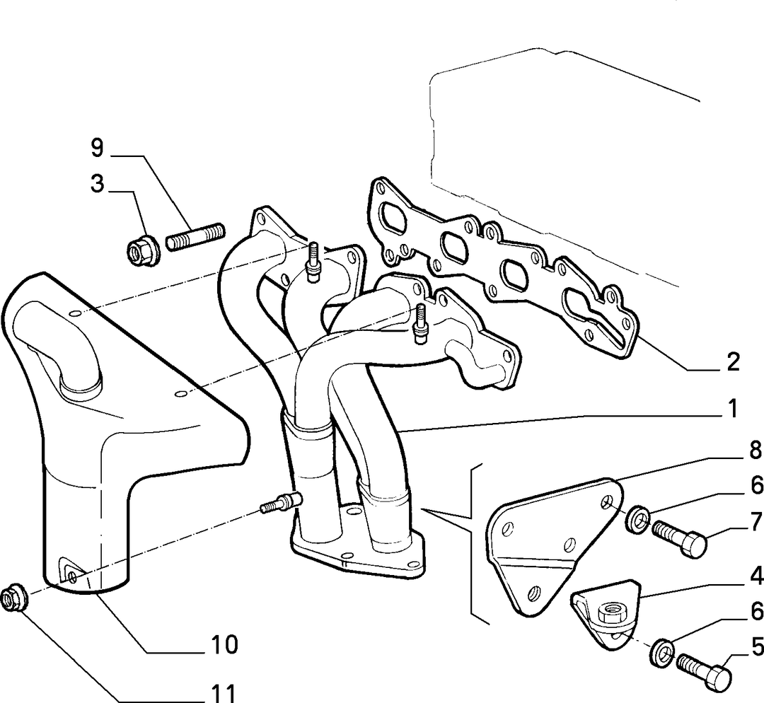 EXHAUST MANIFOLD 3