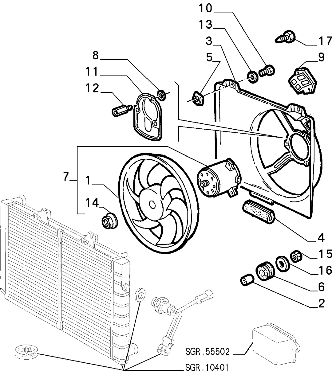 FAN AND FAN DRIVE 