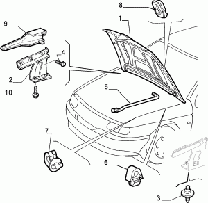 ENGINE COMPARTMENT LID 