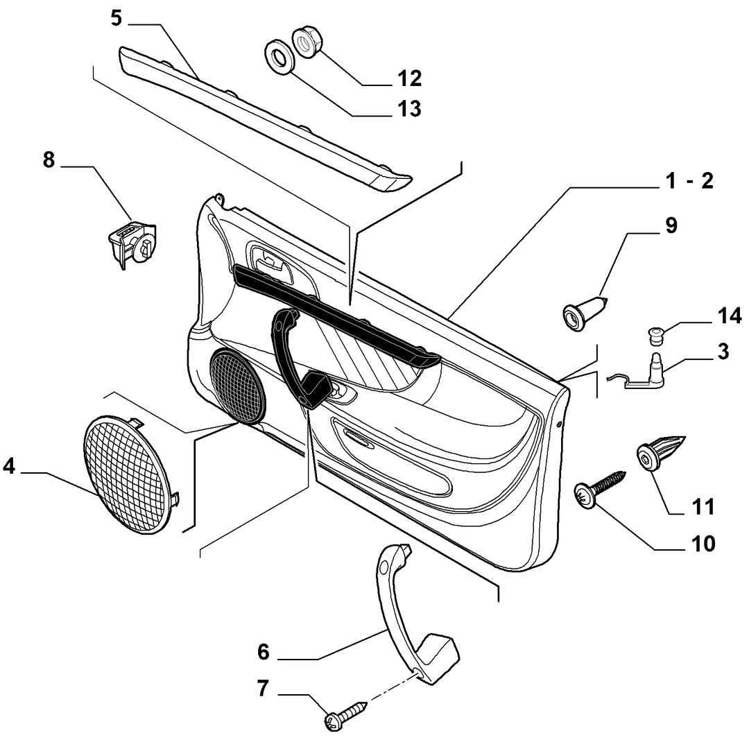 INTERIOR PANELS FOR FRONT SIDE DOORS 3