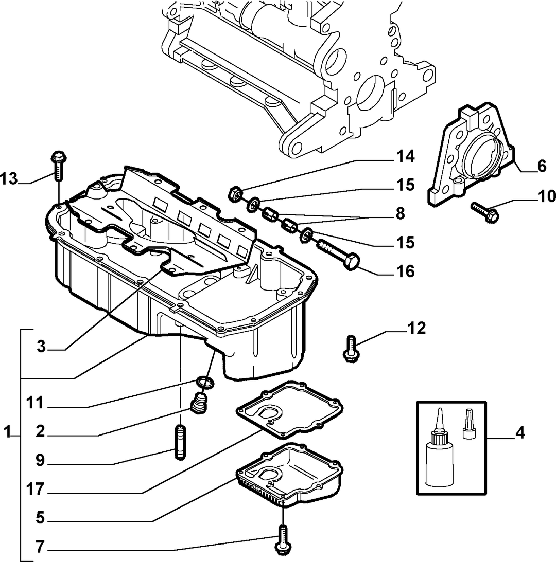 BLOCK SUMP AND COVERS 4