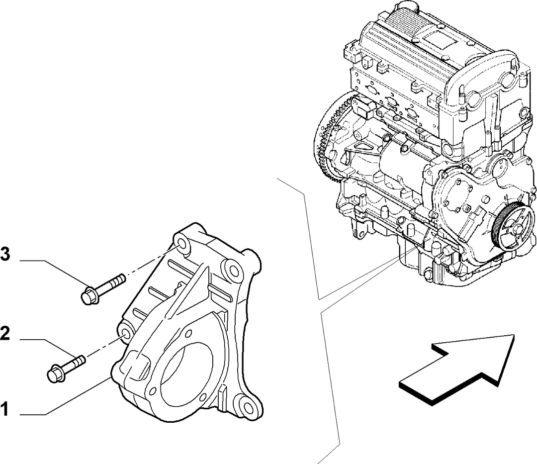 DRIVESHAFT MOUNTING 1