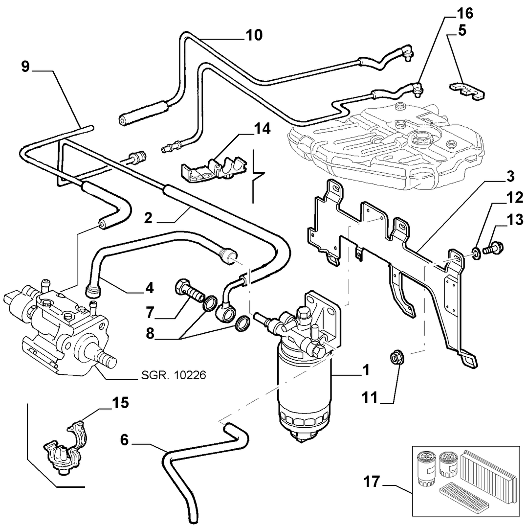 FUEL TANK PIPING 41