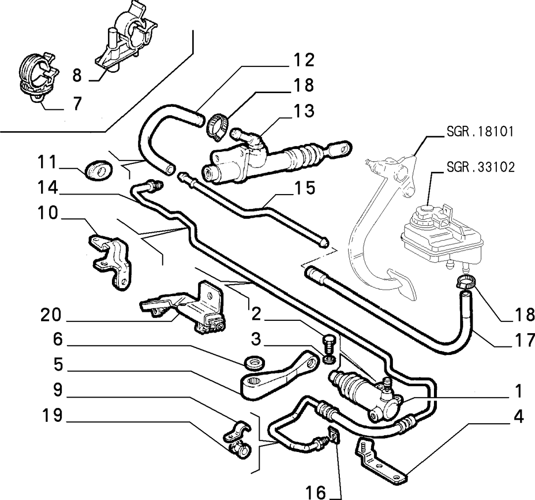 CLUTCH RELEASE HYDRAULIC CONTROL 2