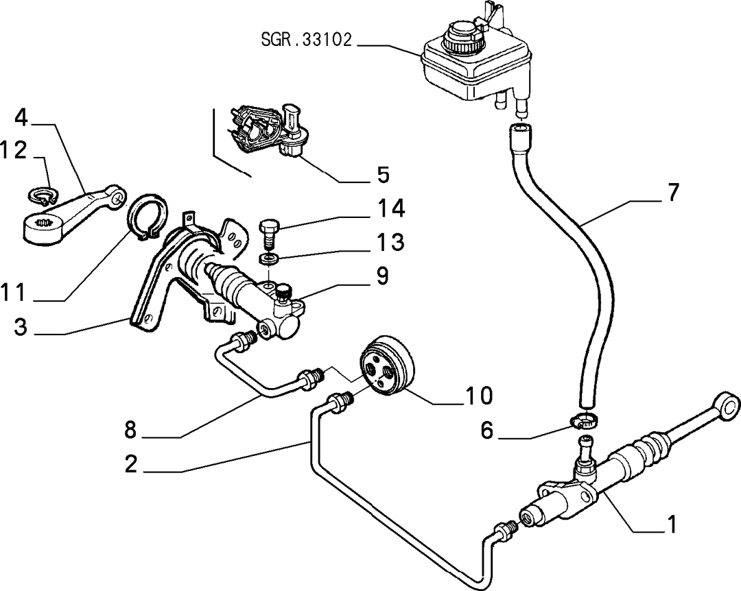 CLUTCH RELEASE HYDRAULIC CONTROL 3
