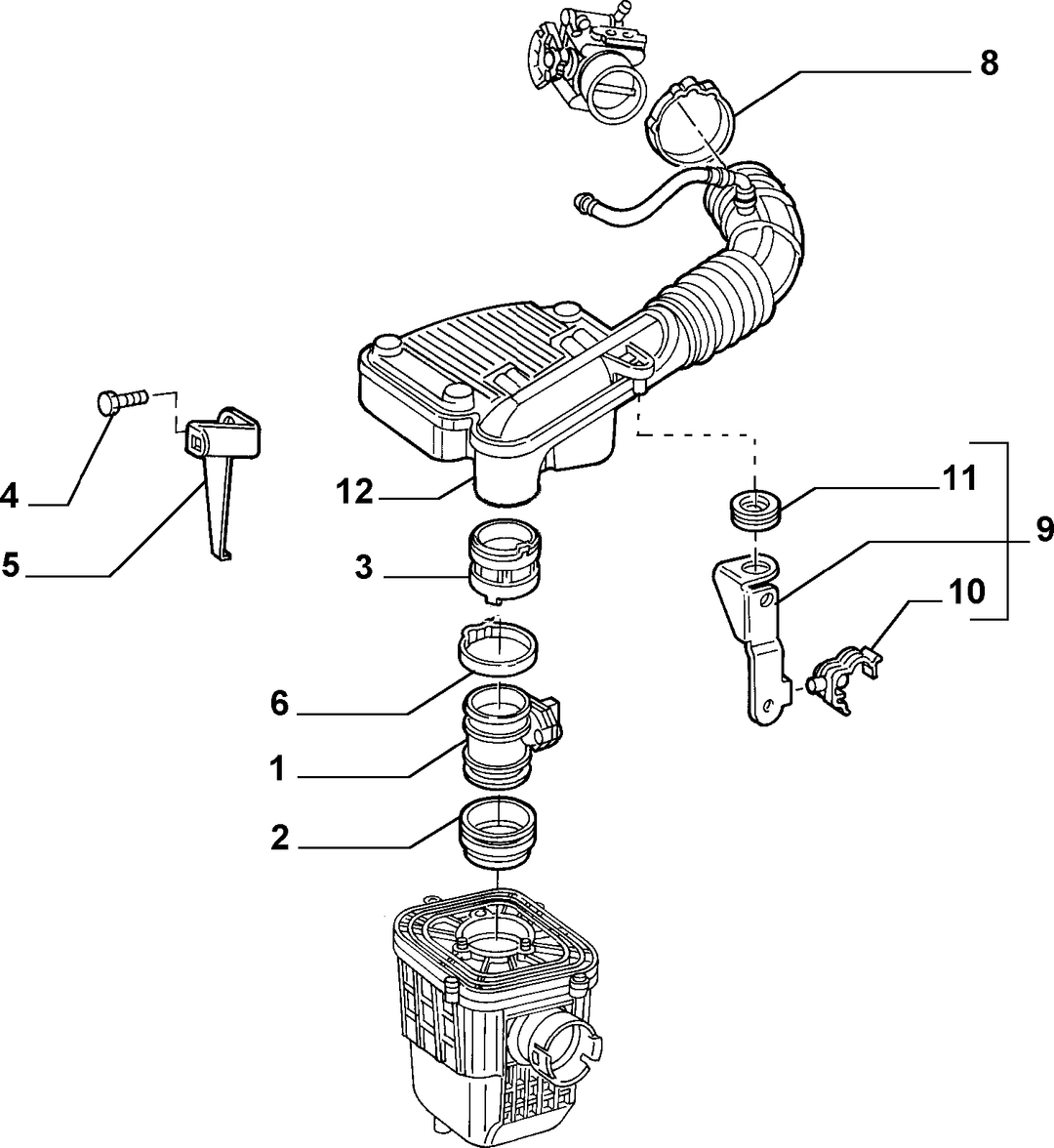 AIR FILTER AND PIPING 10