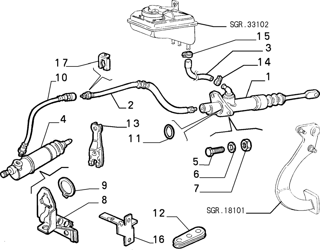 CLUTCH RELEASE HYDRAULIC CONTROL 1