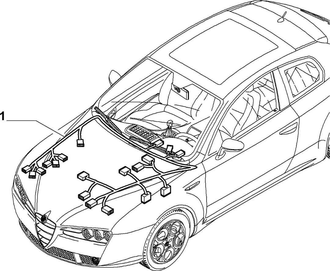 CABLE HARNESS (FRONT) 3