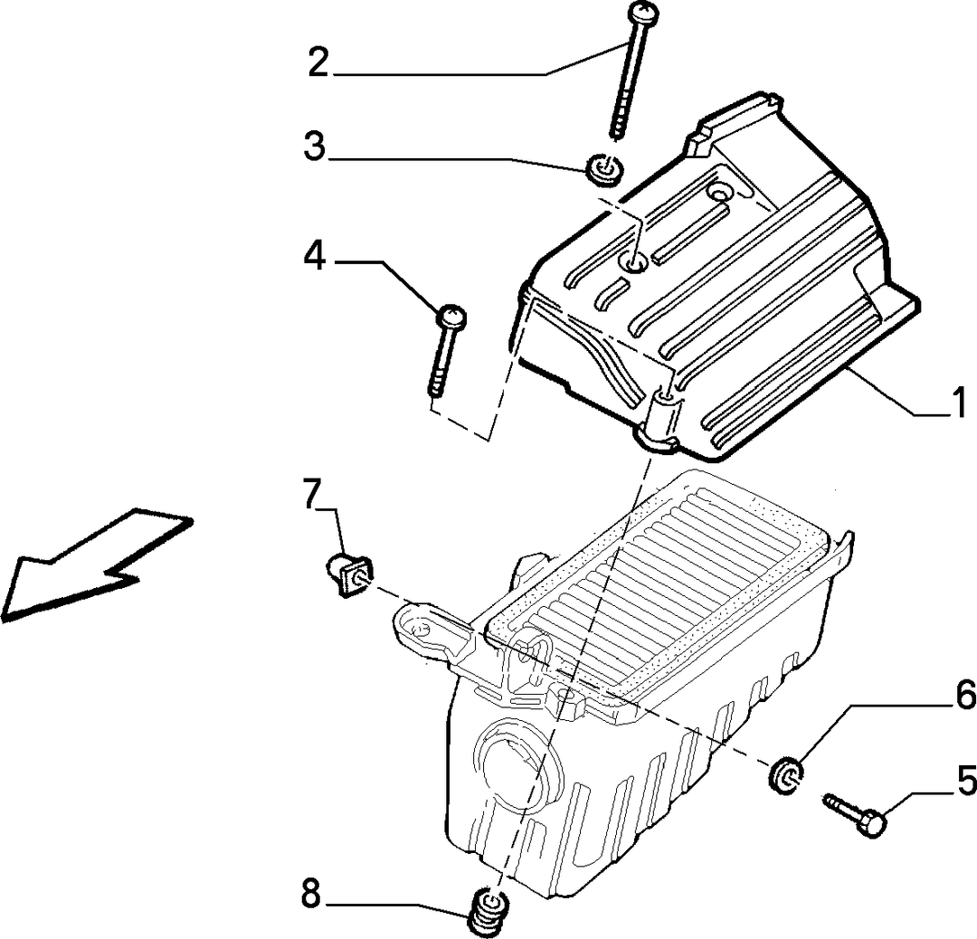 AIR FILTER AND PIPING 7