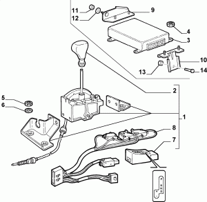 AUTOMATIC TRANSMISSION OUTER CONTROLS