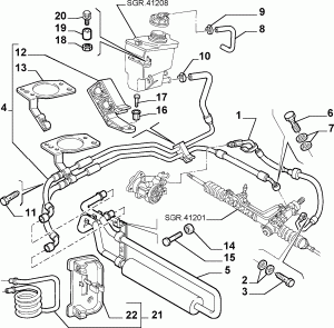 POWER STEERING HYDRAULIC SYSTEM