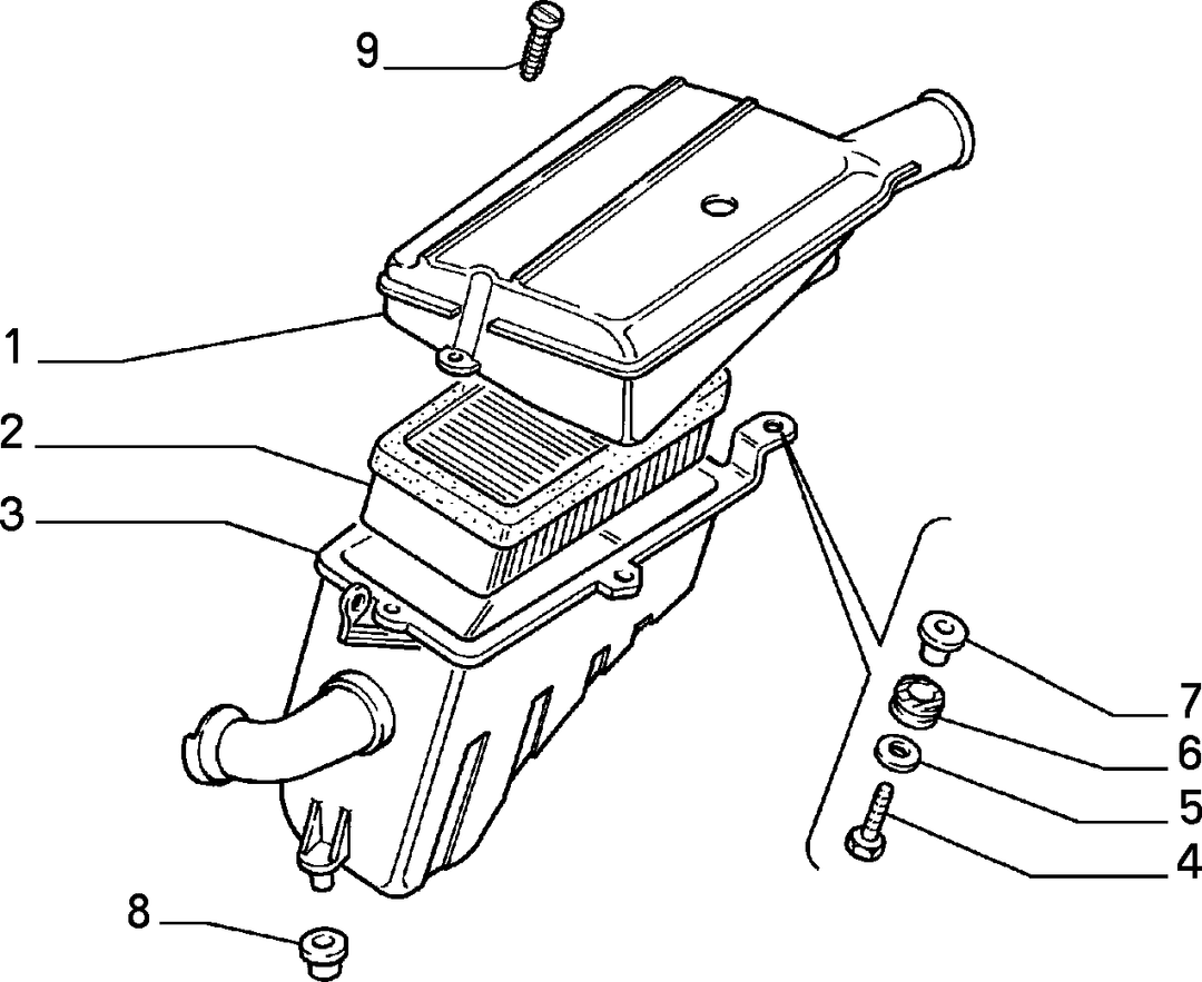 AIR FILTER AND PIPING 1