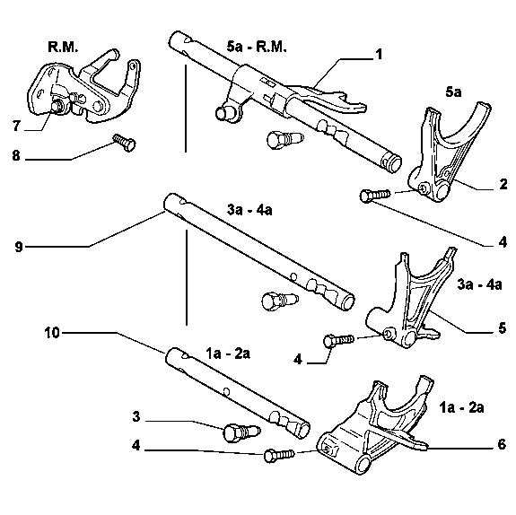 GEAR FORKS STAMP 2