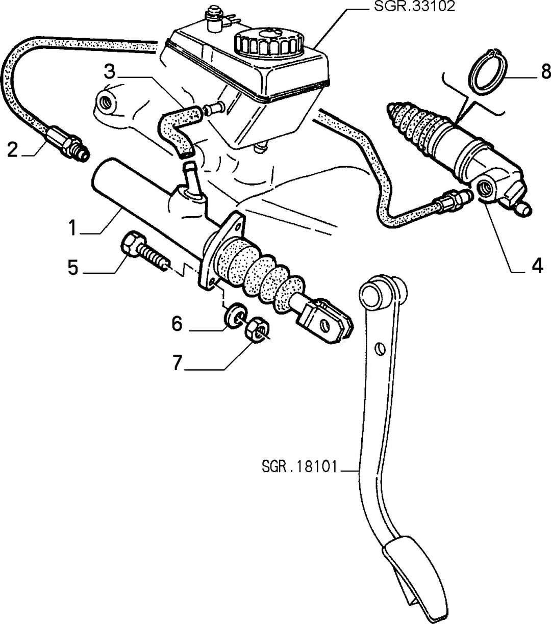 CLUTCH RELEASE HYDRAULIC CONTROL 