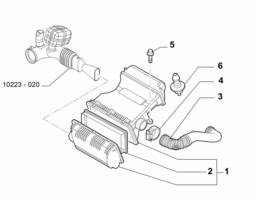 AIR FILTER AND PIPING 2