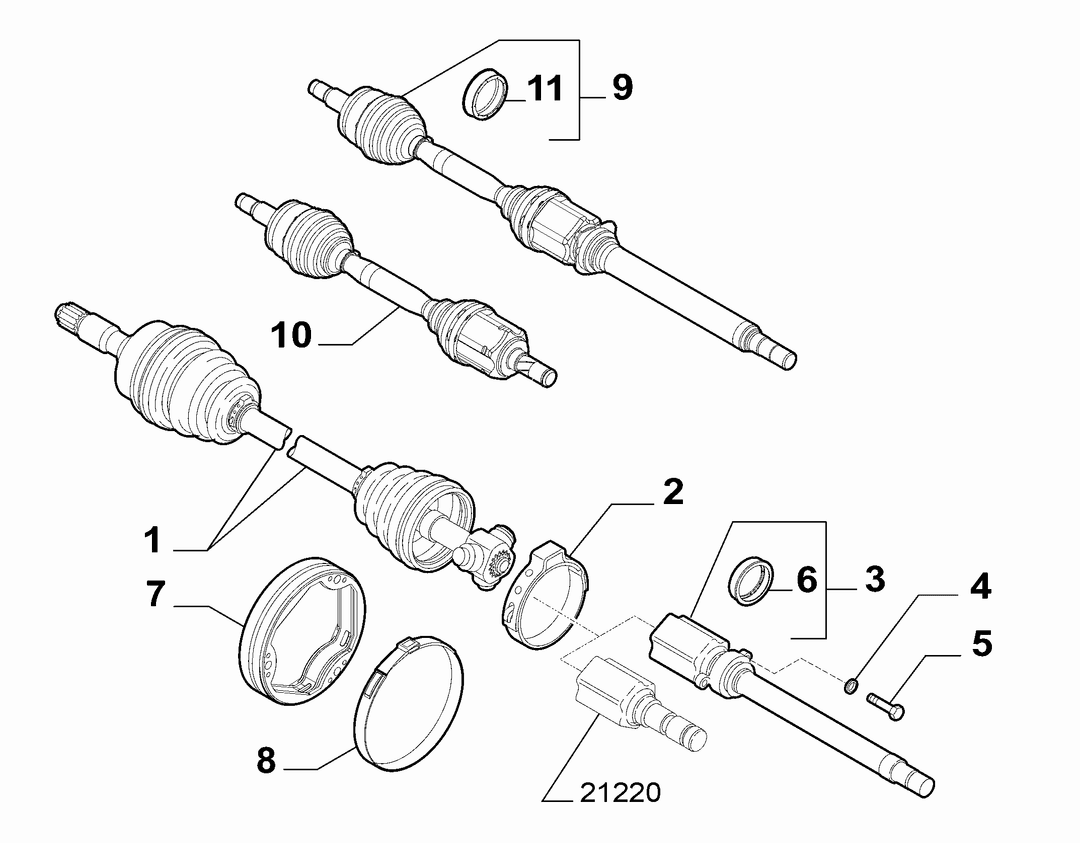 AXLE SHAFTS 1