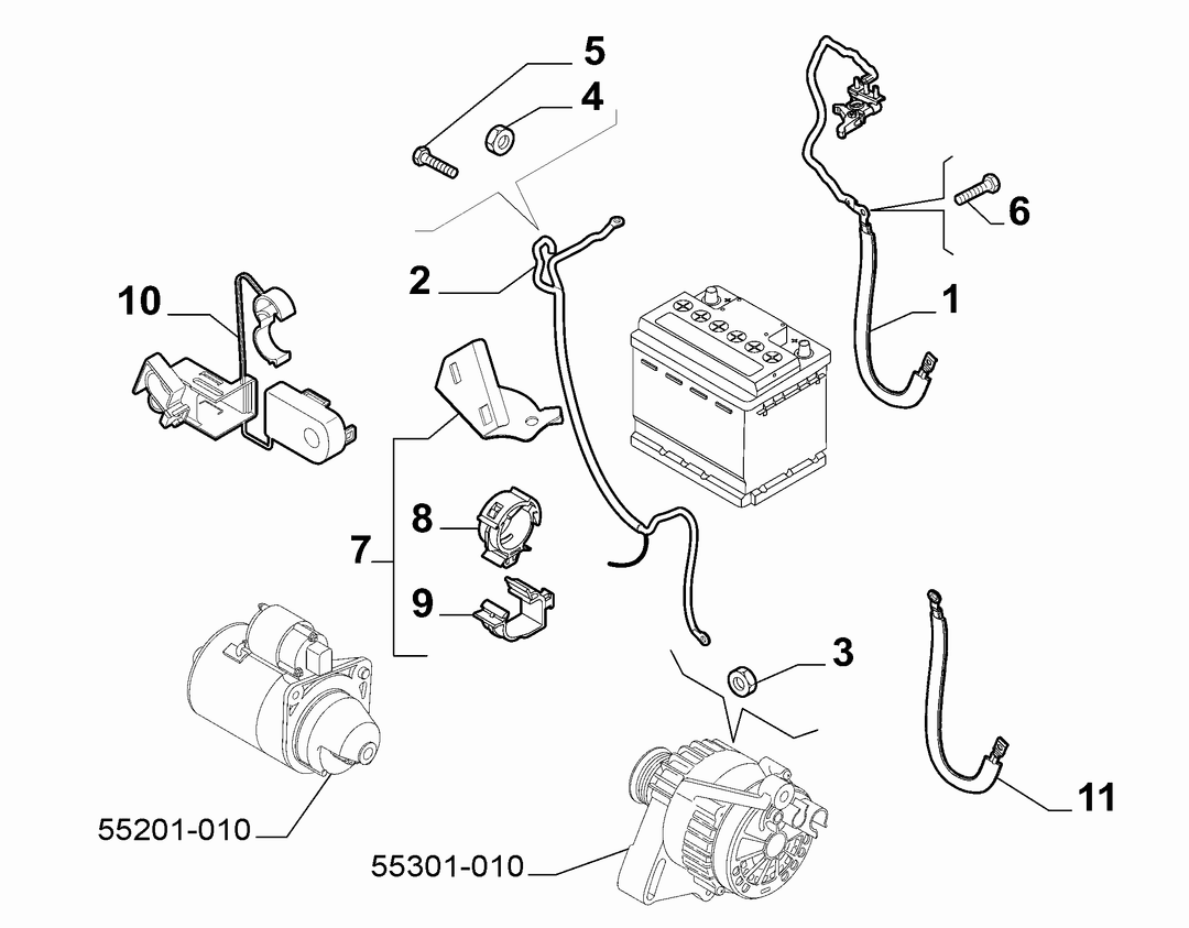 BATTERY HARNESS 2
