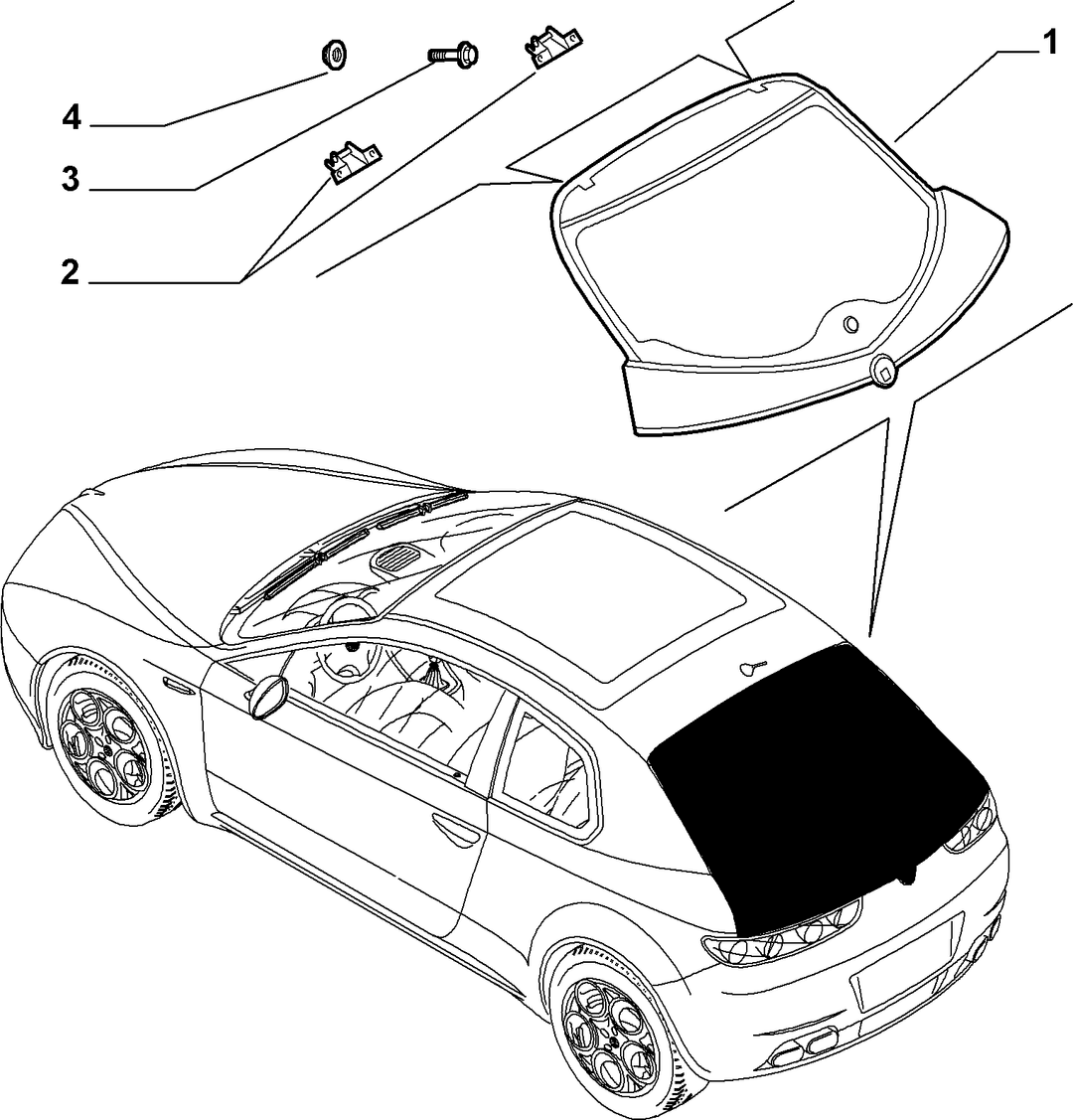 TRUNK SPACE COVER  1