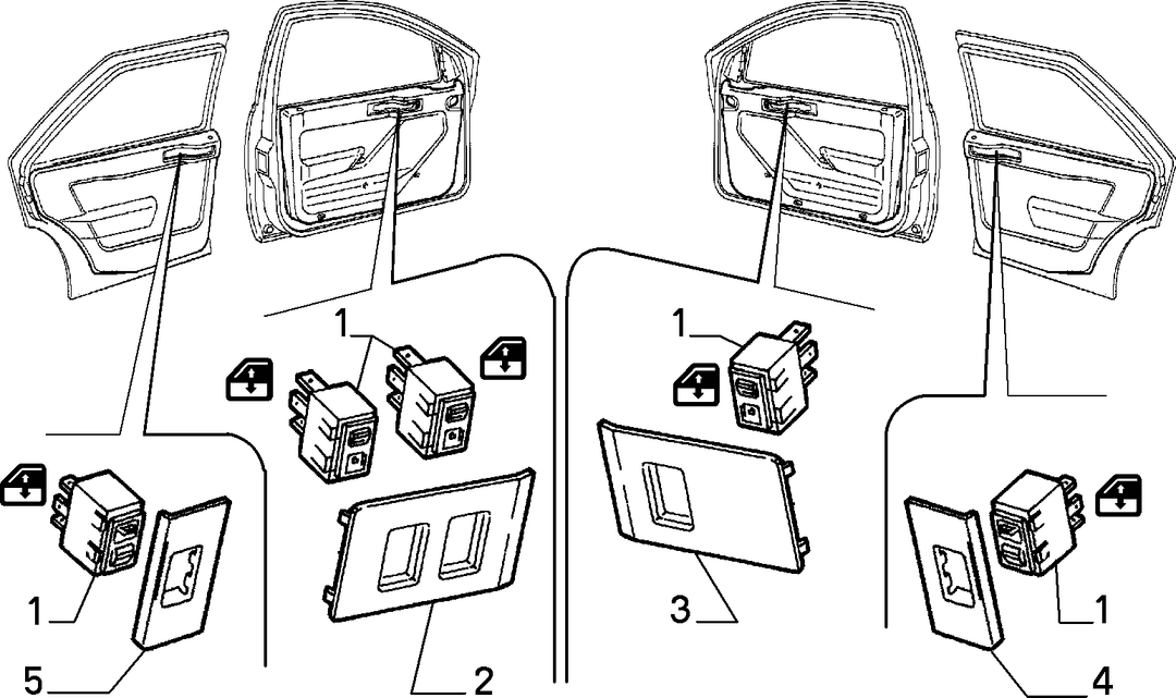 VARIOUS CONTROL PUSH BUTTONS AND SWITCHES  2