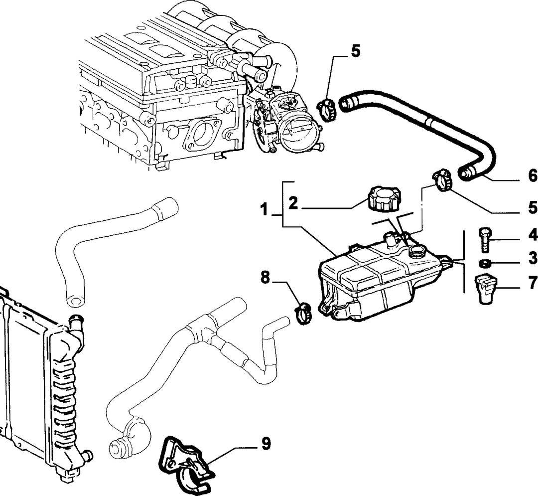 RADIATOR AND PIPING 9