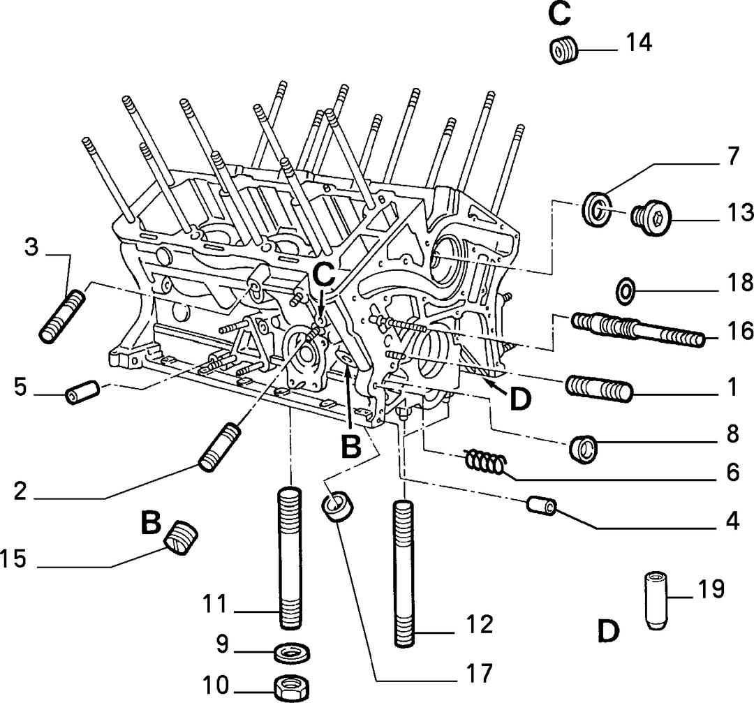 CRANKCASE AND CYLINDER HEAD 3
