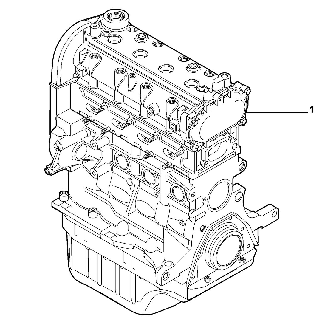 SEMI-COMPLETE ENGINE
