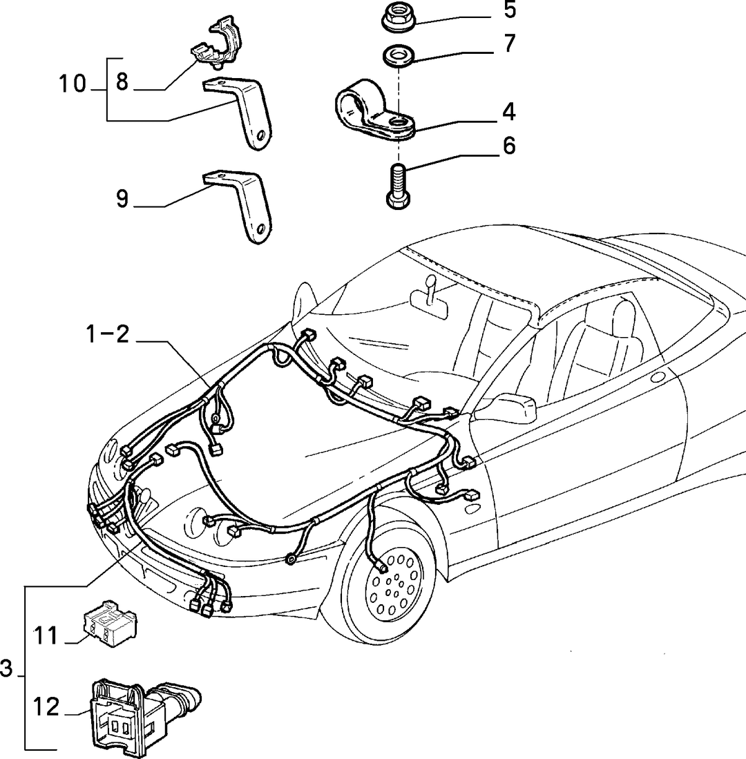 CABLE HARNESS (FRONT) 1