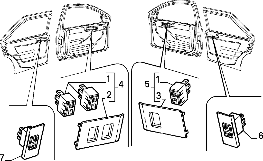 VARIOUS CONTROL PUSH BUTTONS AND SWITCHES  2