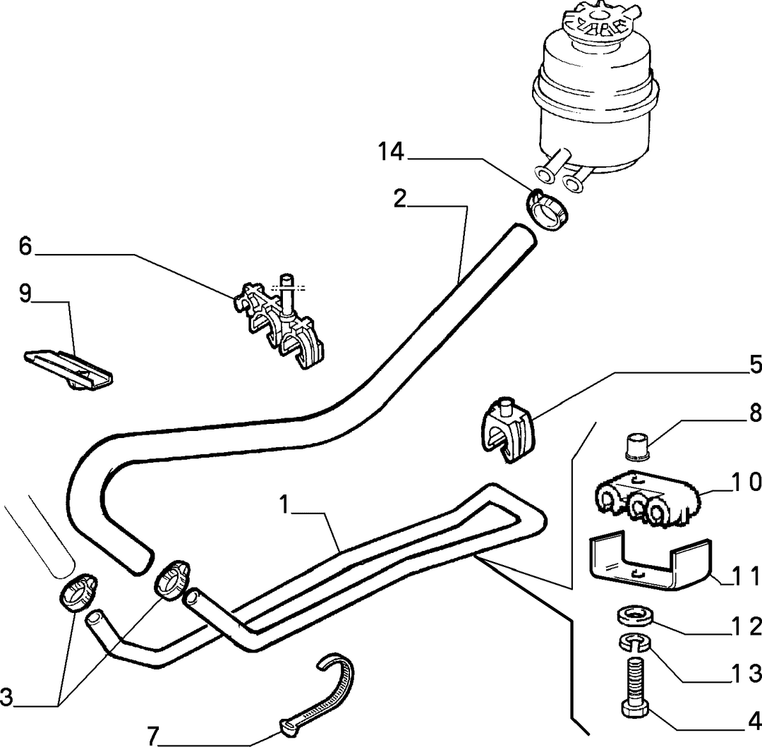 POWER STEERING HYDRAULIC SYSTEM 13
