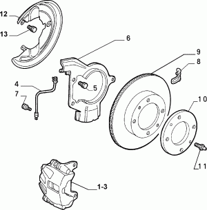FRONT WHEEL BRAKES
