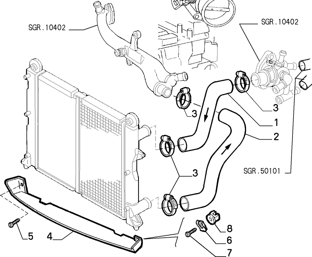 RADIATOR AND PIPING 2